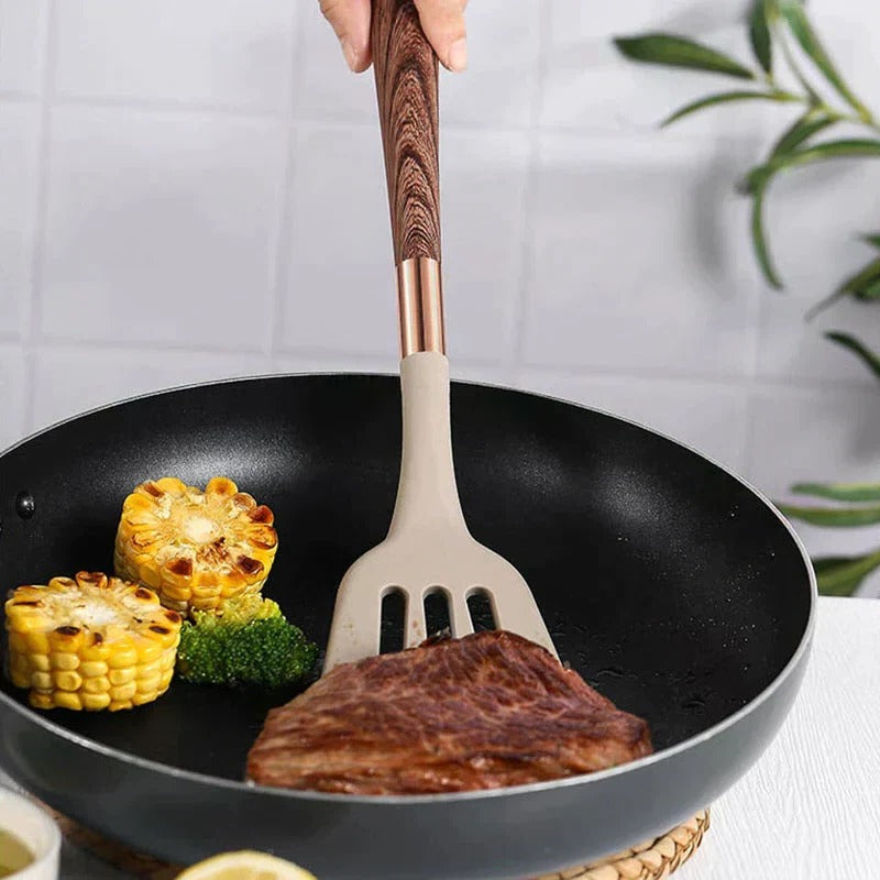Modern Kitchen Utensil Set - Heat-Resistant Silicone Cooking Utensils for Daily Use 3